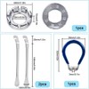 fixinus 4 Piece Bicycle Spoke Wrench, Universal Forged Steel Bike