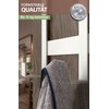 4smile Door Coat Rack for Hanging, Colour: White, Universal Door