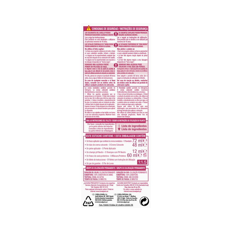 L'Oréal Paris Excellence Creme Dye 3-Protection No. 01s 7