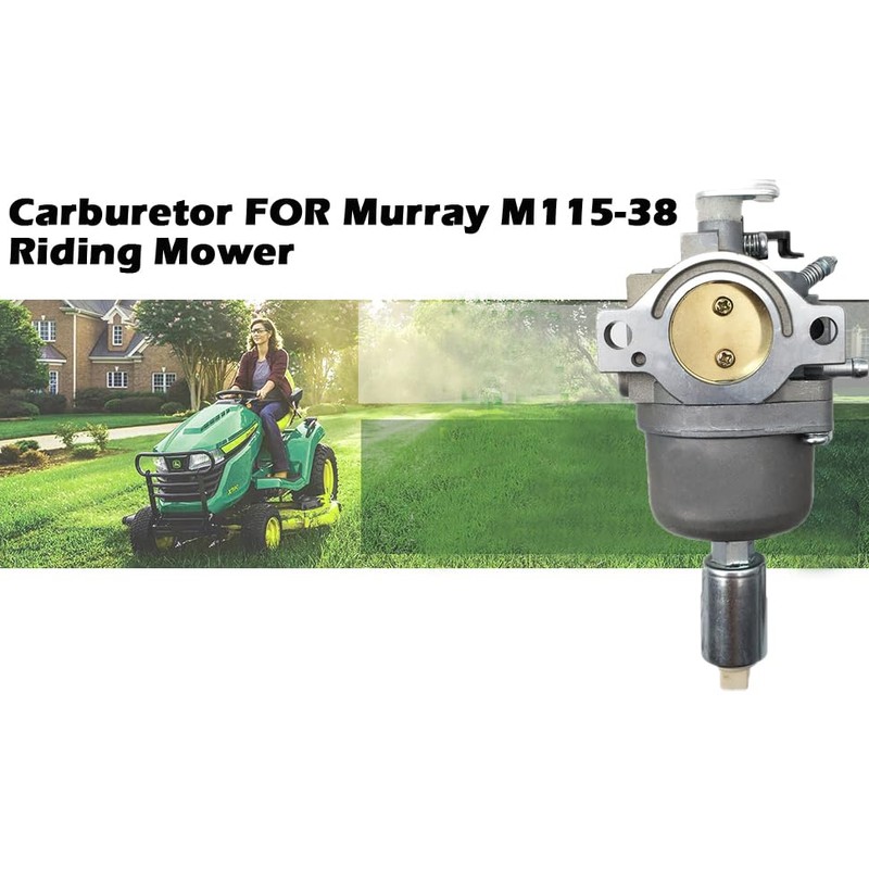 LIZAPUS Carburetor Compatible with Murray M115-38 Riding Mower 13AC77LF058 Replacement