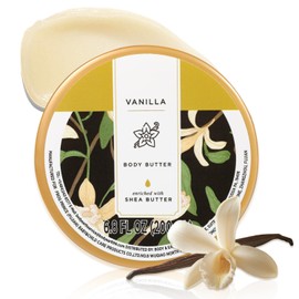 Princess Belle Manteca Corporal De Vainilla Hidratante Corporal Para Piel Seca Con Manteca De Karité Natural Cuidado Corporal De Vainilla Para Una Hidratación Profunda Y Suavizante - 200 Ml(