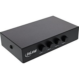 InLine® USB 2.0 Switch Manual USB-A Device to 4 Computers