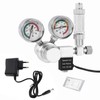 CO2 Pressure Relief Dispenser Water Regulator 360° Adjustment for Aquarium