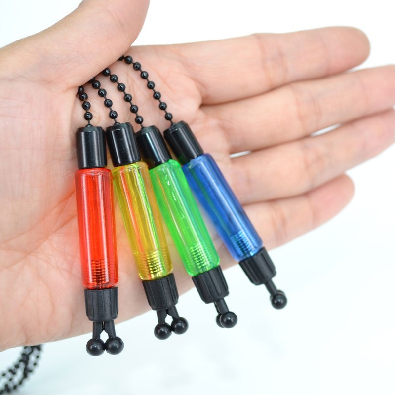 Carp Fishing Swingers with Bite Alarm, Red, Yellow, Blue, Green,