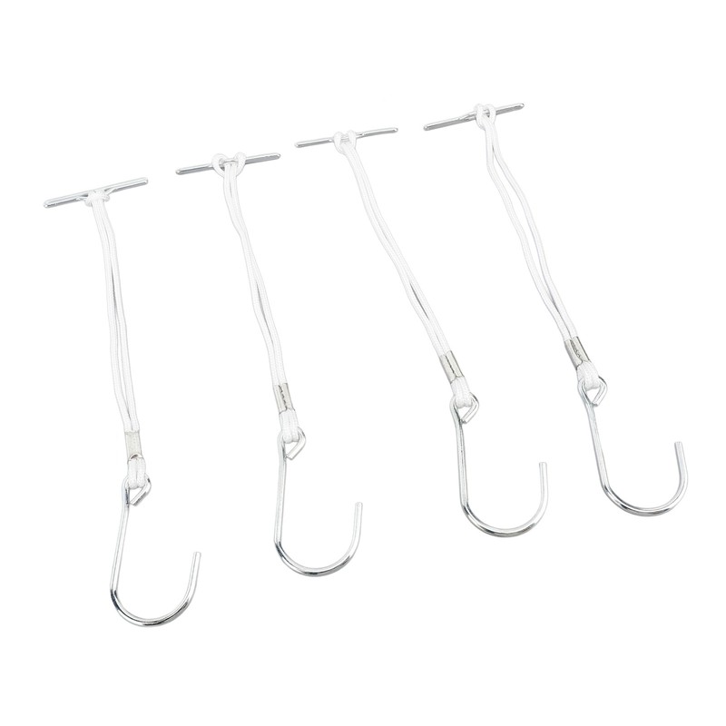 20Pcs Pattern Hooks Hanging Sewing Making Metal Hanger with Rope