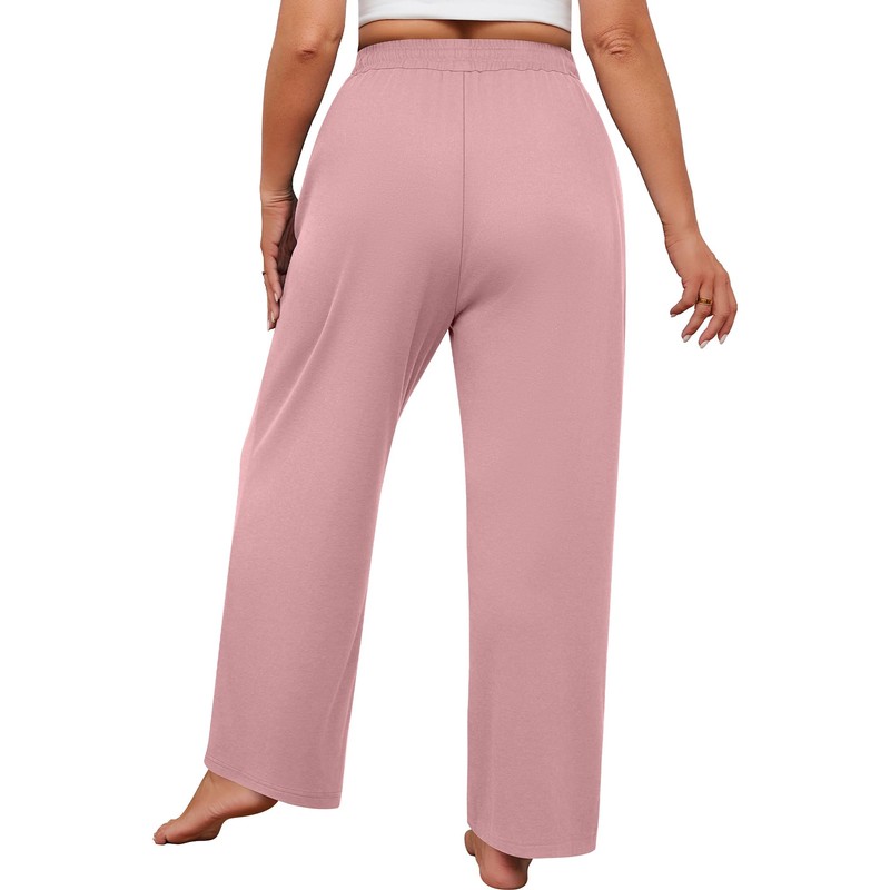 Neer 3 Pack Women's Plus Size Pants with Pockets Ladies