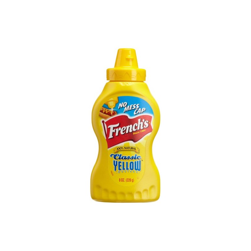 French's Classic Yellow Mustard, 8-Ounce Squeeze Bottles (Pack of 24)