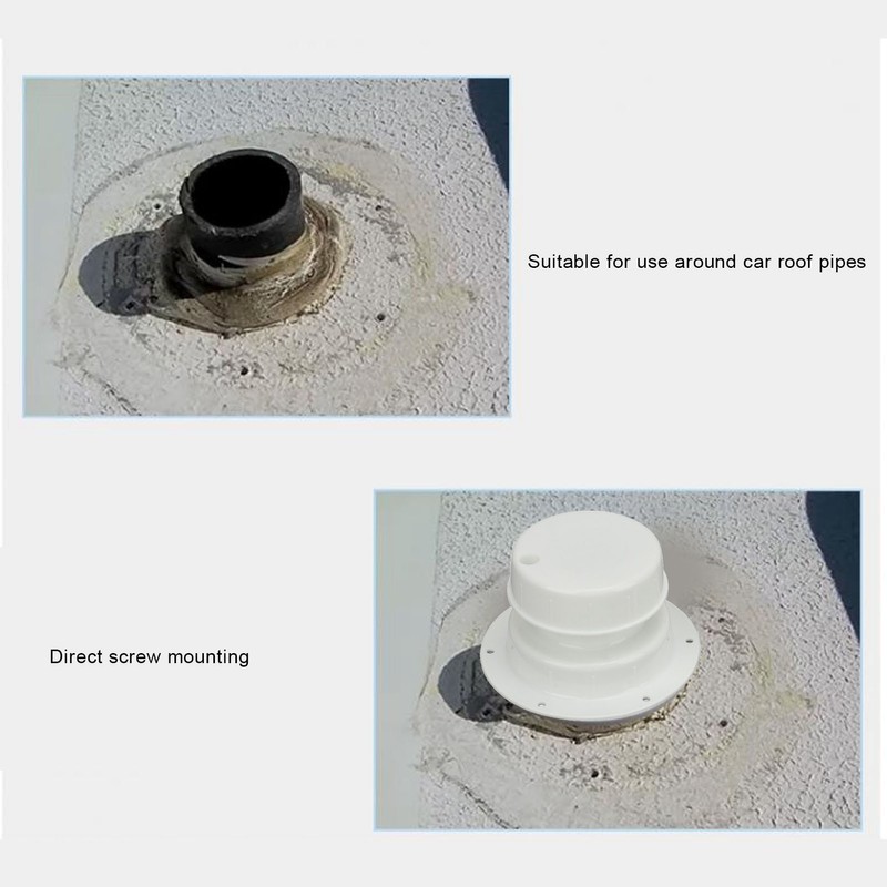 2PCS RV Plumbing Vent Caps Prevent Leaks Camper Roof Sewer
