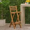 Atlantic Foldable Outdoor Wood Bar Stool