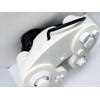 GamceCube Controller, NGC Transparent White on White Gamepad For Gamecube,