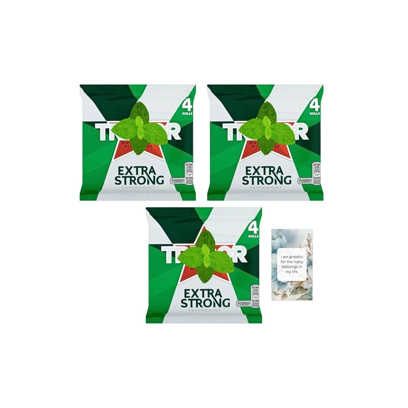 Extra Strong Peppermints 4 rolls bundle, Hamper (3 Pack) –