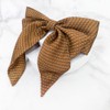 Burnaby Brown Pattern Long Ribbon Hairpin / 버나비 브라운 패턴