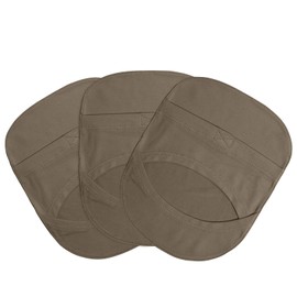 WepMeds Care Pack of 3 Stretchy Plain Ostomy Bags Covers with Flexible Mouth for Surgical Care After Colostomy Ileostomy or Urostomy (Brown)