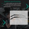 Riyhch 602-5420 2PCS Front Windshield Wiper Arms Fits for Volvo