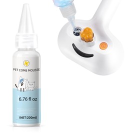 Pet Steam Brush Spray Refill for Dogs & Cats – Concentrated Waterless Shampoo, 3-in-1 Grooming Spray Comb Mist, 1*Shampoo(Steam Brush not Included)