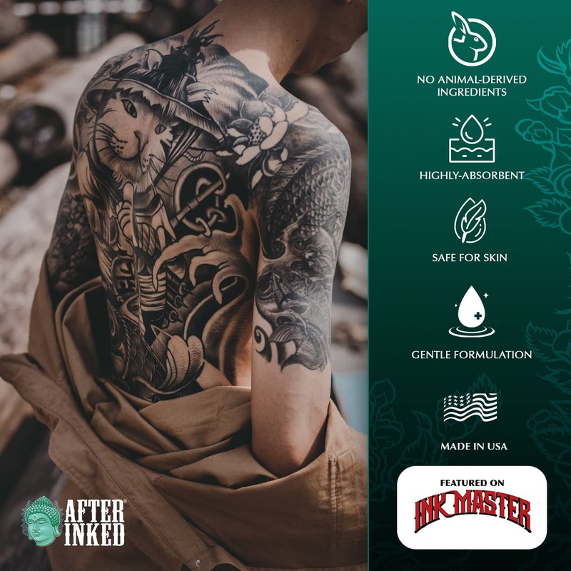 After Inked VEGAN Tattoo Aftercare Lotion Cream, 90ml