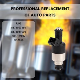 Set of 6 Fuel Injectors - Compatible with Honda Passport 1994-1995 Isuzu Rodeo 1993-1995 Trooper 1992-1995 3.2L V6 - Replaces FJ96 8171053880 800-1090N