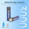 VENNERLI AA 3000mAh Rechargeable Nickel-Metal Hydride Batteries 1.2V Low Self-Discharge