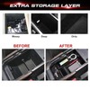 Xotic Tech Car Center Console Organizer Tray Armrest Glove Secondary