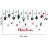Christmas Wall Decals Xmas Wall Stickers Reindeer & Santa Claus