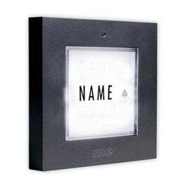 m-e GmbH modern-electronicsDoorbell buttonsBell button KTB 1 family, anthracite illuminated Anthracite