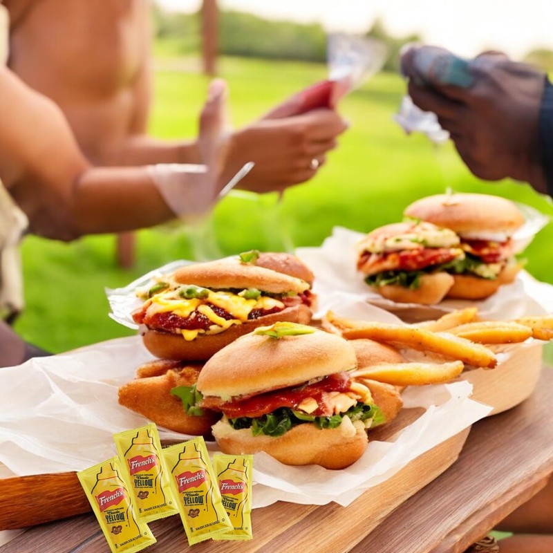 French's Classic Yellow Mustard 7 Gr Portion Packet, Single Serve,