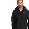 Eddie Bauer Men's Rainfoil Packable Jacket, Black Recycled, Small