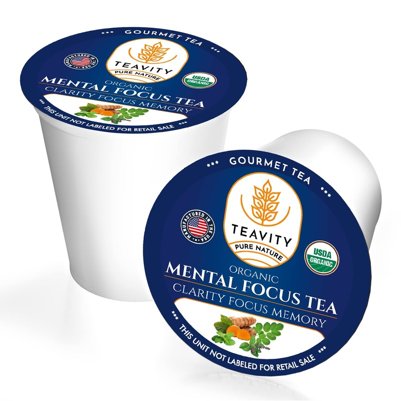 Organic Tea Pods with Moringa, Pepeppermint, Holy Basil & Turmeric