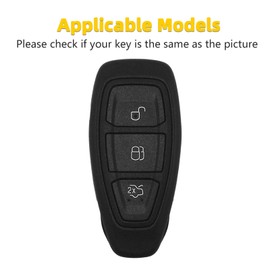 OFF WE GO Autoschlüssel Hülle Schlüsselhülle Cover für Ford Fiesta IV Focus III Kuga Galaxy Fusion Mondeo B-Max Grand C-Max S-Max Mk2 Mk3 Mk4 MK5 MK8 Schlüsselbox Schlüsselcover Schutz Gehäuse, Rosa