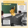 Eshwb Pencil Magnetic Flip Calendar for Classroom, with Rod for