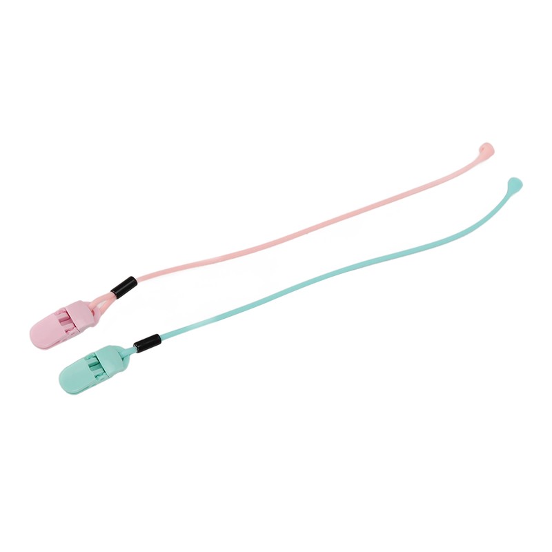 Hearing Aid Clips Pink Green Combination Set Portable Compact Flexible