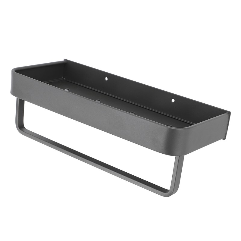 Shower Caddy Wall Mount Shelf Basket Aluminium Large Capacity Modern