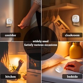 VAVOFO LED Night Light with Auto Sensor, 4 Pack, 2800K Warm White, Cute Bird Design, Plug-in Wall Night Lamp, Soft Glow for Kids' Room, Nursery, Bedroom, and Hallway