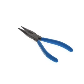 GEDORE Telephone pliers, Long nose, Toothed, Straight, Induction-hardened, Non-slip handles, Length 160 mm, 8132-160 TL