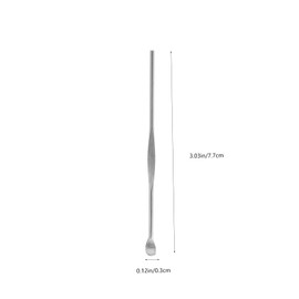 Beavorty Stainless Steel Earwax Picking Spoon Set Portable Ear Cleaning Tools with Leather Case Design for Comfortable Earwax Removal and Ear