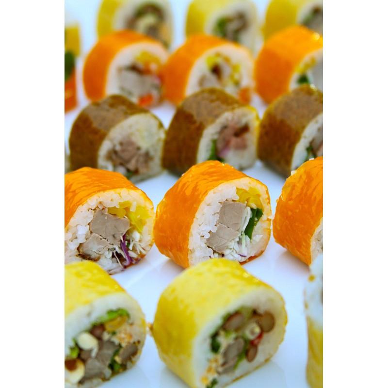 Pineapple Habanero Origami Sushi Wraps