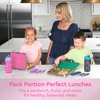 Bentgo Kids Stainless Steel Leak-Resistant Lunch Box - 3-Compartments with