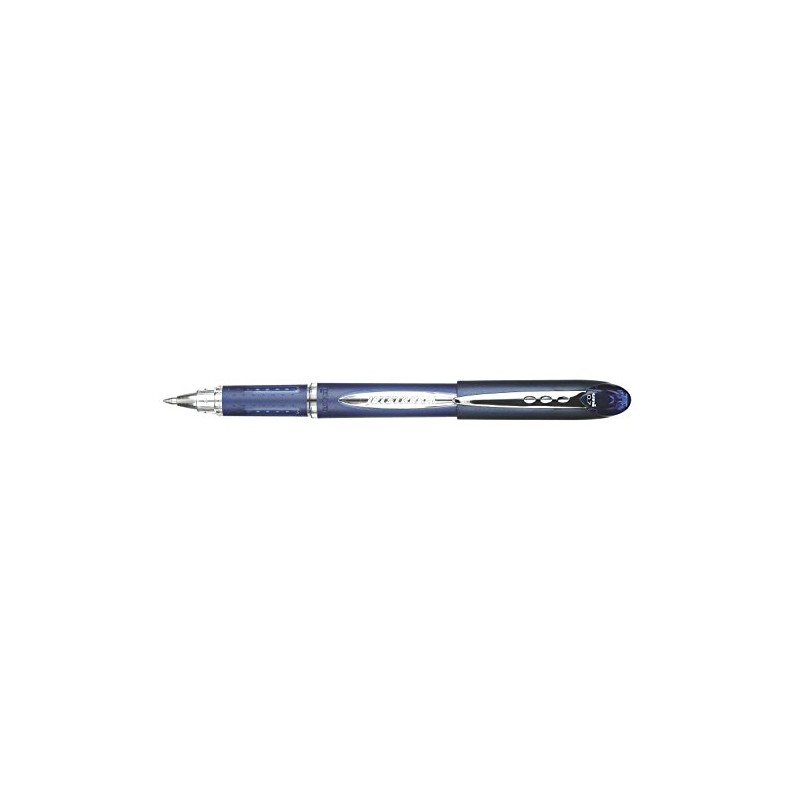 6 x UNI-BALL JETSTREAM SX-217 ROLLERBALL PEN - BLUE