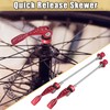 X AUTOHAUX 2pcs Bicycle Mountain Bike Wheel Front Rear Quick