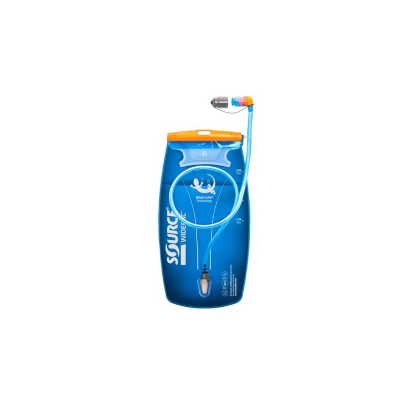 Source Unisex - Adult Widepac Hydration Bladder, Alpine Blue, 2L