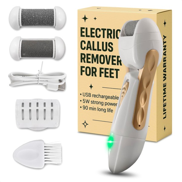 Electric Callus Remover for Feet – 5W Electric Foot Filer,