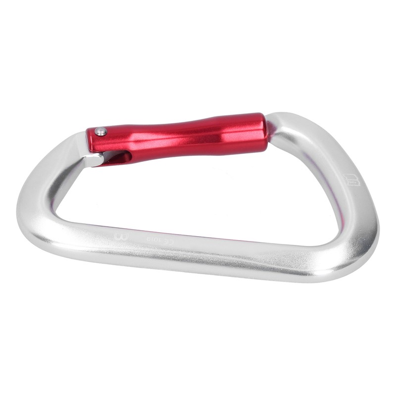 25KN Climbing Carabiner DShape Buckle Safety Equipment for Mountaineering HighAltitude
