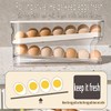WACOI Auto Rolling Fridge Egg Organizer, Space Saving Eggs Dispenser