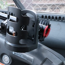 tcnsaisei Shop Drink Holder for Motorcycles and Bicycles (360° Rotation / Bottle Size Adjustable), Bike Drink Holder, Bicycle Drink Holder, Easy to Install No Tools Required for Anyone