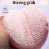 Teenitor 2Pcs Pink Powder Puff, 4.13Inch Powder Puff Body Powder