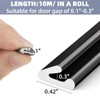 Foam Weather Stripping Door Seal Strip, V Shape Self-Adhesive Backing