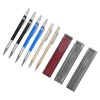 Carpenter Pencil Set 2 Scribers 36 Refills 4 All Metal