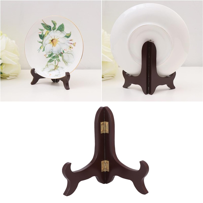 Display Stand for Tea Cakes and Plates Curved Plate Rack