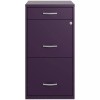 Hirsh Industries LLC Space Solutions 18"D 3 Drawer Metal Organizer