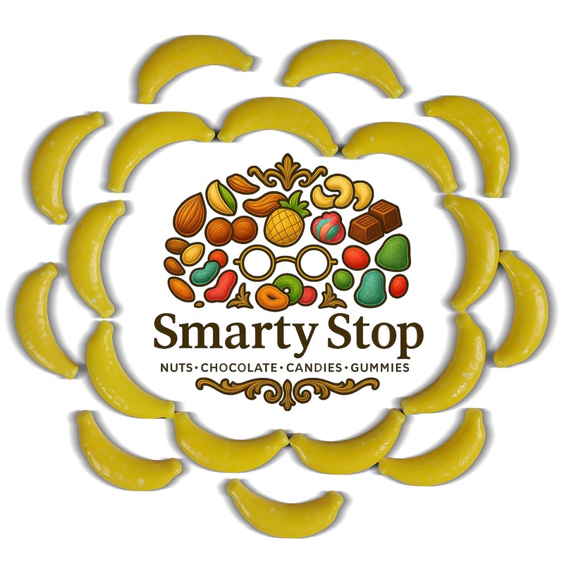 Smarty Stop Banana Heads Hard Candy (1 Pound (Pack of